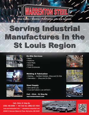 Aircraft - Automotive - Chemicals - Communications Equipment - Defense - Energy - Food And Beverage - Machine Shops - Machinery - Mining - Printing - Pulp And Paper - Recycling Industry - Rubber And Plastics - Utilities - Wood Products Serving Industrail Manufactures in the St. Louis Region